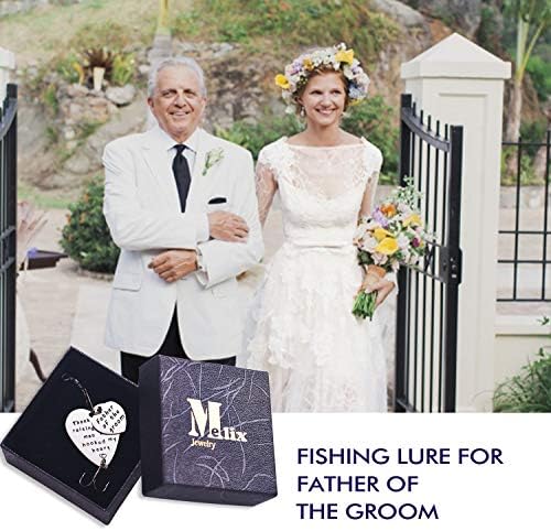 Меликс Дом татко на невестата зет за риболов мами тато подароци од ќерка татко на закон риболов кука за свадба подарок