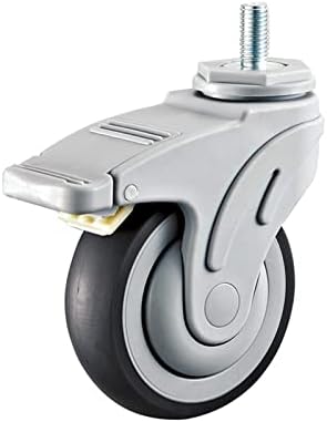 Nhoss Mute Universal Plastic Caster Wheelmute не-лизгачки отпорен на абење 1 парчиња
