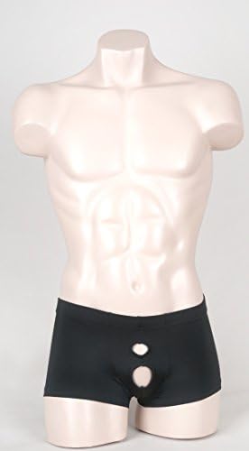 Долна облека Машки боксер со отвор, црн, среден, 98 грам - svenjoyment