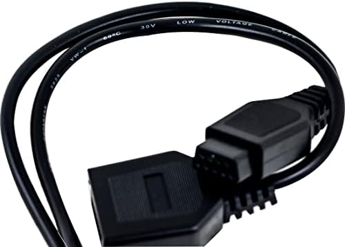 Кабел за продолжување на кабелот со 9 пински за Sega Genesis MD Mega Drive Controlle Extension Sega Genesis 1/2/3 Контролер околу 5,9ft