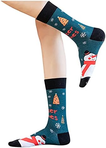 Божиќни чорапи Нејасни Домашни Удобни Топли Дебели Обични Чорапи На Екипажот Гроздобер Бонбони Атлетски Затворени Чорапи За Жени