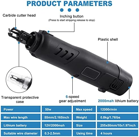 Безжичен Магнет Жица Соголување Машина 2000MAH 50W За Емајлирана Жица 0.0118 -0.0984, Рачни Емајлирани Жица Стриптизета w /