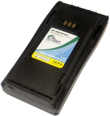 2 пакет - Замена за батеријата Motorola EP450 + полнач - компатибилен со Motorola NNTN4851A двонасочна радио батерија и полнач