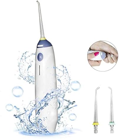 Вода за стоматолошки флосер безжичен безжичен со 3 режими, IPX6 водоотпорен орален наводнувач за дома и патувања, преносни заби за заби, чистач за заби за возрасни заб