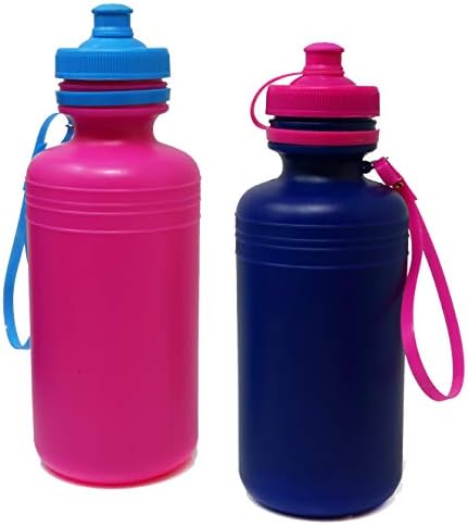 Sn incorp. Неонски шишиња со вода за деца спортови и велосипеди - 18 унца спортски шишиња со вода за партии за летни шишиња со пијалоци