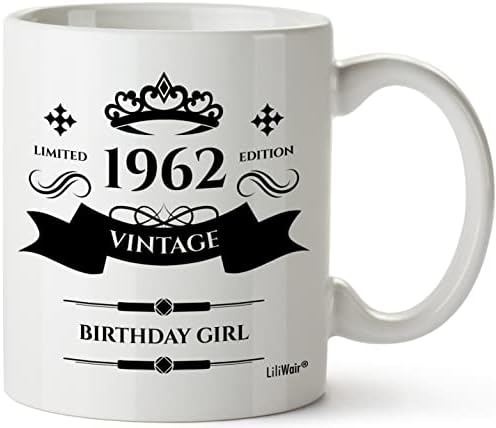 Подароци за 61 Роденден За Жени 1962 Година - Шолја За Кафе, Подароци За Роденден За Најдобра Пријателка За Жена Подарок За Среќен Роденден