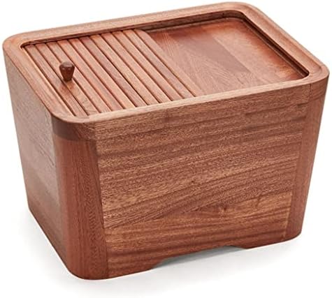 PHSP контејнери за храна задебелена дрвена кофа со ориз домаќинство ориз за складирање кутија кујна за складирање ориз 10 кг