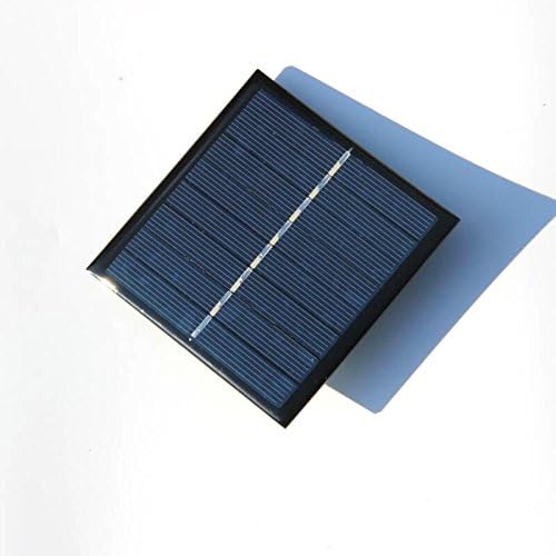 Нузамас Sol Полнење Батерија Соларен Панел Полнач Полнење 2 Батерии 4В 1В
