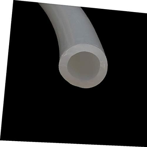 X-gree 12mm x 18mm dia hige temp отпорна на изолација црево силиконски цевка млечно бела 2м долга 2м (12мм x 18mm dia alta temparatura