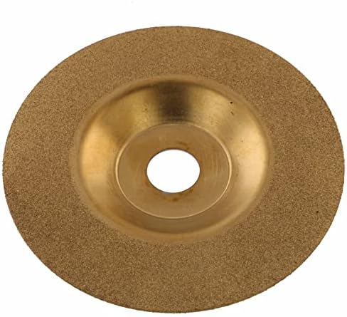 4 инч 100мм дијамантски мелење диск за мелење 150 конвексни тркала обложени титаниум обложени со диск