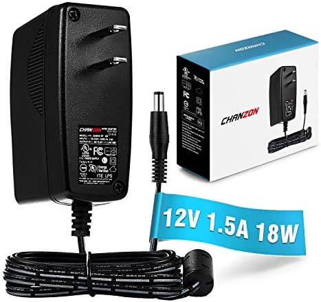 Chanzon 12V 1.5A UL наведен 18W AC DC Адаптер за напојување за напојување на Wallиден брадавички полнач за трансформатор за безбедност на