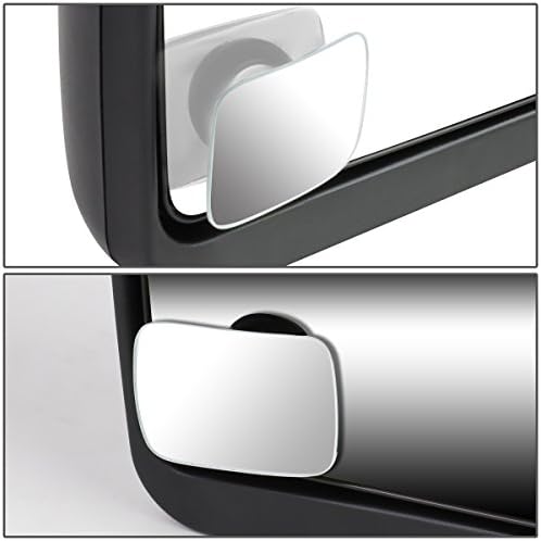 Прилагодлив пар од 2 инчи x1.8 инчи заоблен агол правоаголен дизајниран заден задниот поглед Конвексен леќи слепи дамки огледало