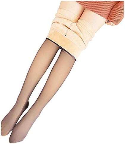XXBR женски термички хеланки лажни проucирни зимски нејасни хулахопки руно наредени густи топли совршени нозе истегнете пантало