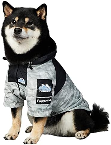 Jizahpet Dog Raincaat Jackat, водоотпорна и ветровито, топло и дише, со дупка за поводник, за мали, средни и големи кучиња