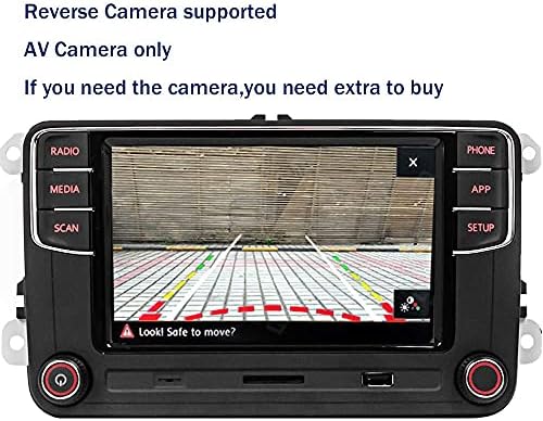 Scumaxcon 6.5 Автомобил Стерео Carplay Android Auto RCD360 PROII СО 720p 170° Широк Поглед Ангел Паркинг Камера Автомобил Резервна