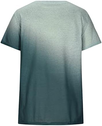 Chatterенски блуза краток ракав памучен брод со вратот графички вратоврска боја бренд блуза маица за девојки есен лето N3 n3