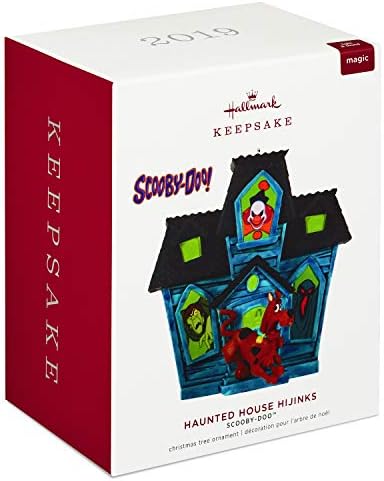 Hallmark Keepsake Christmas Ornament 2019 година датира од Scooby-Doo Haunted House Hijinks со светлина и звук