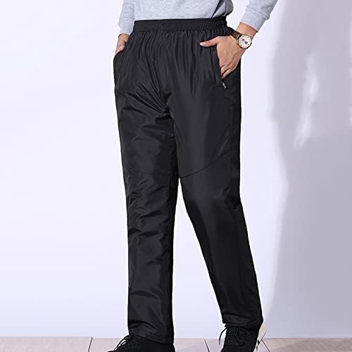8 Едноставни Мажи Топли Памучни Панталони Кадифе Задебелени Лабави Гоени Панталони со
