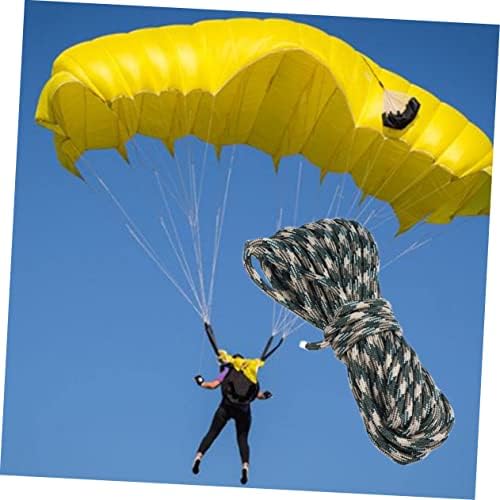 Besportble Survival Brail Parachute Corpe Corpe Parachute јаже за да ткае fid
