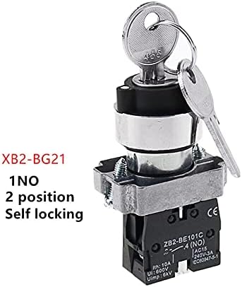 DFAMIN XB2-BG21 XB2-BG33 XB2-BG53 Контрола на копчето за контрола на копчето 1NO/2NO 2/3 Позиција за самостојно заклучување/Селектор
