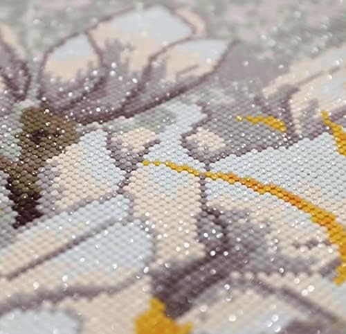 Instarry 5d Diamond сликарство целосна вежба златен паун мозаик везови домашен wallиден декор 26x15,7 инчи