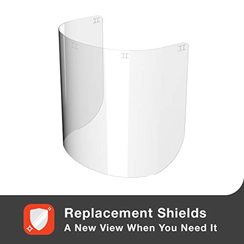 Zshield Ultra замени за замена - Shield за еднократно лице w/ целосен дизајн на леќи и монтиран дизајн на челото