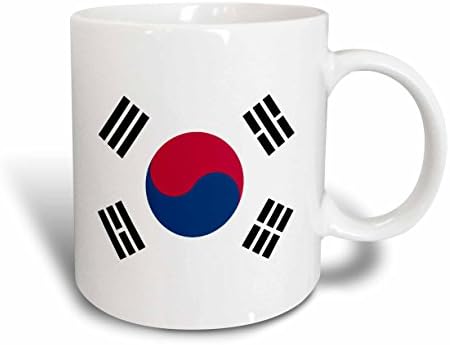 3дорозно знаме на кригла од Јужна Кореја, 11 мл, црно