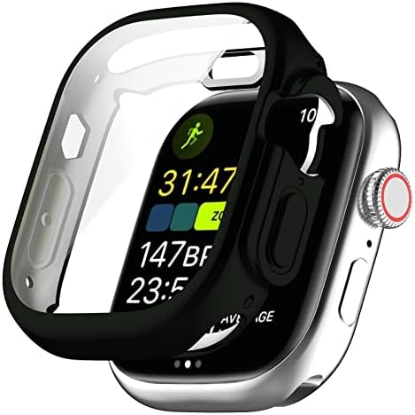 Случај Компатибилен За Apple Watch Ultra 49mm Заштитник На Екранот, Сеопфатен Заштитен Капак Мека Tpu Позлатена Рамка За Браник