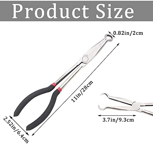 Rubibapa Spark Sliers Pliers Pliers 11inch Долг дофат на црева за стилови за автомобил P-027