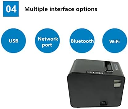 Супермаркети Преземање на малопродажба Пос -касиерка Автоматска нарачка прифаќање USB мрежна порта Bluetooth WiFi термички прием за печатач