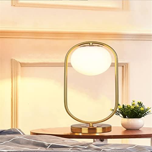 Дуба злато црна предводена стаклена топка табела за ламба светло осветлување за студирање во кревет во спална соба дома