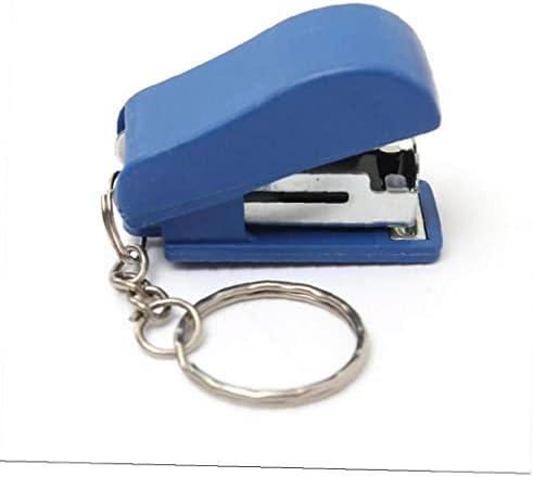 Froiny Mini Stapler Office School Paper Document BookBinding Staplers со додатоци за канцелариски материјали за клучеви случајна боја