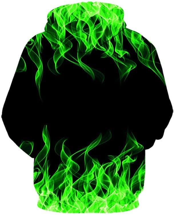 Дудубаби Вратоврска Боја Дуксер Машки Персонализиран Обичен 3Д Печатен Пуловер Со Долги Ракави Лабава Врвка За Влечење