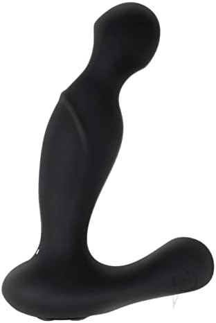 Ротирачкиот масиран на P-Spot Massager на Адам и Ева Адам со 5 брзина на полнење силиконски далечински управуван со-црно