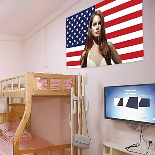 Bivee 3x5 ft Double Side Lana Flag Sigmon Del Del Ray American Flag Tranger Wall Tapestry Star Starms Flag for Home Fans Fans Fans