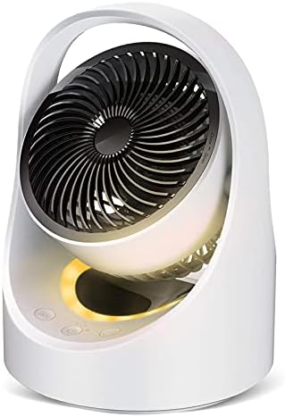 Вентилатор за циркулатор на воздухот Yunzhiduan, шепот на тивок личен воздух циркулирачки вентилатор, преносен осцилирачки вентилатор