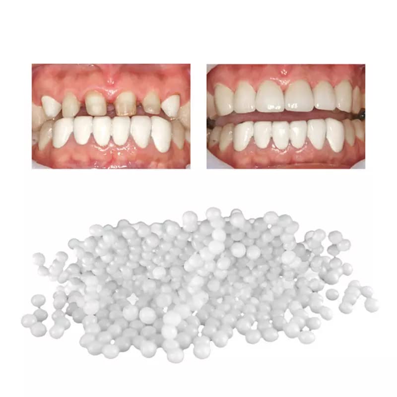 Лажни заби дневно комплет за поправка на забите, лажни заби мониста загради покриваат несовршени заби, загради од фурнири заби