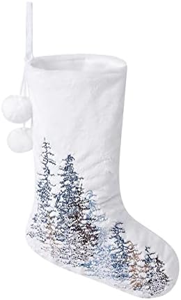 PMUYBHF чорапи за подароци Персонализирани чорапи на камини Плишани Божиќни украси и додатоци за забави за деца