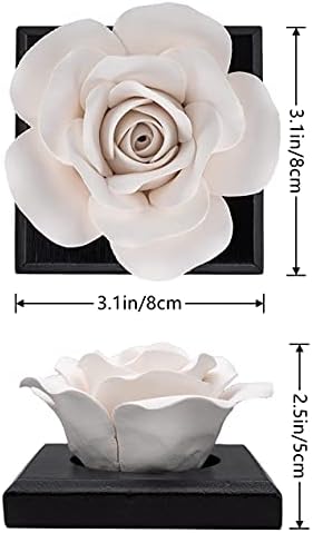 Молимао розово цвеќе за цвеќе есенцијално масло Дифузер камен, неелектрични, рачно изработени производи, декоративни таблети, украси за украсување