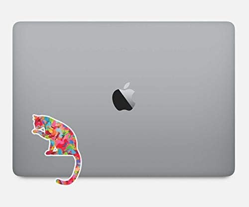 Налепници за налепница на налепници за мачки - налепници на лаптоп - 2,5 инчи винил декларации - лаптоп, телефон, налепница за декорации со таблети