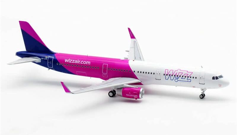 Inflate 200 Wizz Airbus A321-231 Ha-lxn плус Stand Limited Edition 1/200 Diecast Aircraft Pre-Build Model