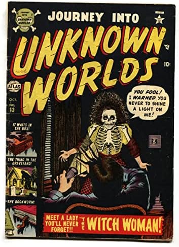 Патување Во Непознати Светови 13 стрип 1952 - атлас хорор-насилство-ВГ+