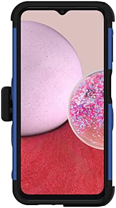 Зизо Болт пакет за Galaxy A14 5G Case со заштитник на екранот за лансирање на футроли - сина боја - сина