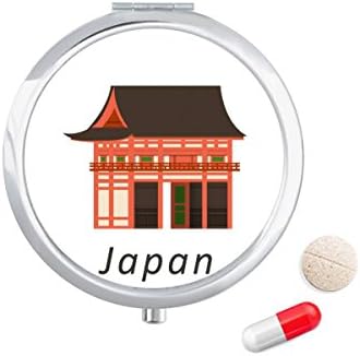 Јапонски Традиционални Едо Култура Куќа Пилула Случај Џеб Медицина Кутија За Складирање Контејнер Диспензерот