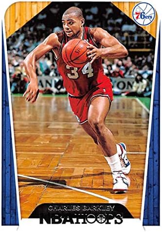 2018-19 NBA Hoops Basketball 286 Charles Barkley Philadelphia 76ers Tribute Официјална трговска картичка направена од Панини