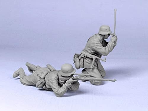 Гермајл 1/35 Втора светска војна германски војник смола Војник Модел/Неисправен и необоен минијатурен комплет/YH-3043