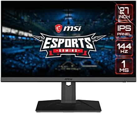 Целосна живописна невидлива сјајна HD заштитник на екранот, компатибилен со MSI Monitor Optix 27 G272P [Пакет од 2]