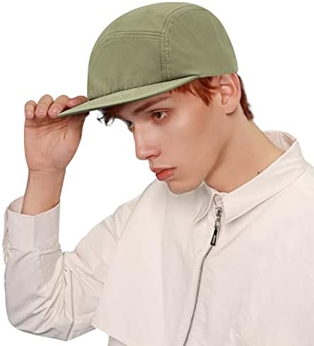 Clakllie Snapback 5 панел капа за бејзбол бејзбол тато капа Скејтборд Камп Камп Кампчиња рамна капа за камиони за дневно отворено