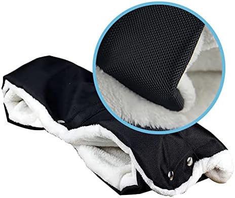 Beisto Baby Shoxer Топли зимски нараквици на ракавици со густа шетач за ракавици за рачно превозникот за рака за родители и старатели б една