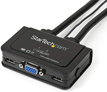 StarTech.com 2 ПОРТ USB HDMI Кабел Kvm Прекинувач Со Аудио И Далечински Прекинувач-USB Напојува KVM СО HDMI - Двојна Порта HDMI Квм Прекинувач,